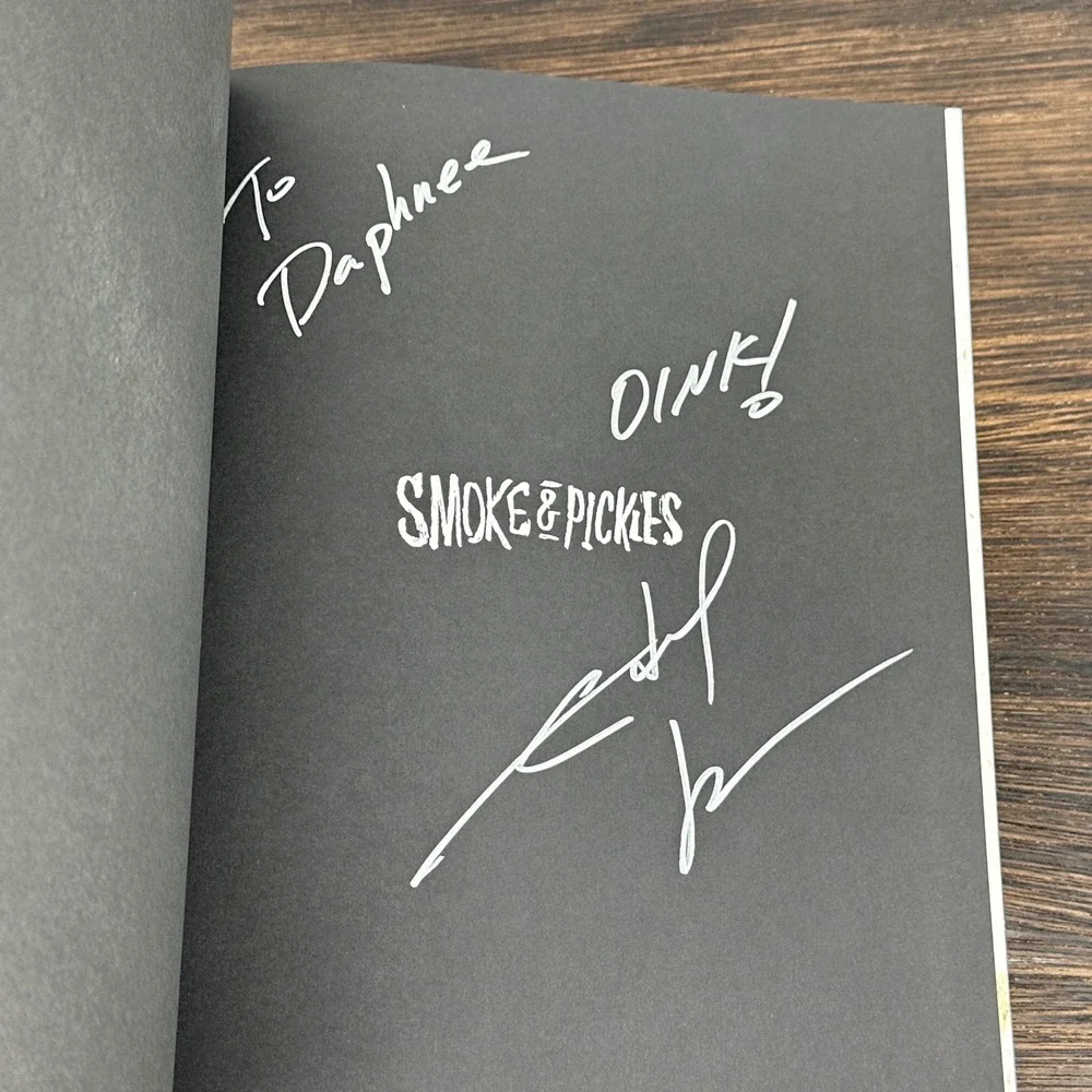 Signed Edward Lee Smoke and Pickles Recipes Stories New Southern Kitchen Book